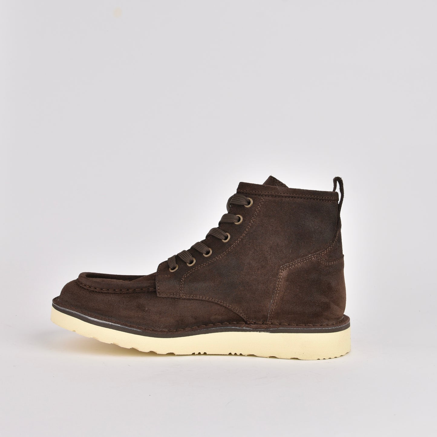 Kebo genuine leather Boots for men in suede brown