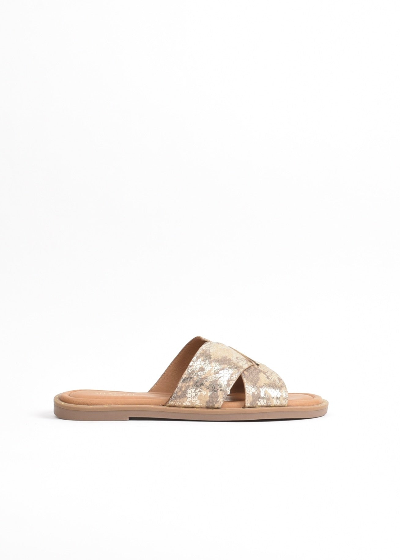 SHALAPI NAPOLI slippers for women in gold