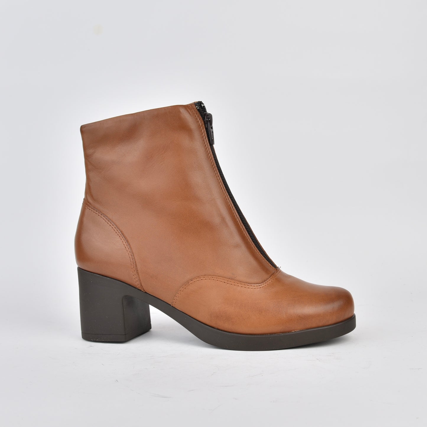 Pitillos 100% Genuine Leather Spanish boots in Camel for women