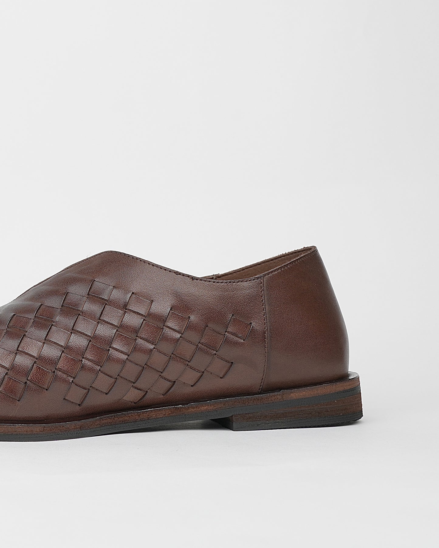 Shalapi loafers guanine leather for women in brown