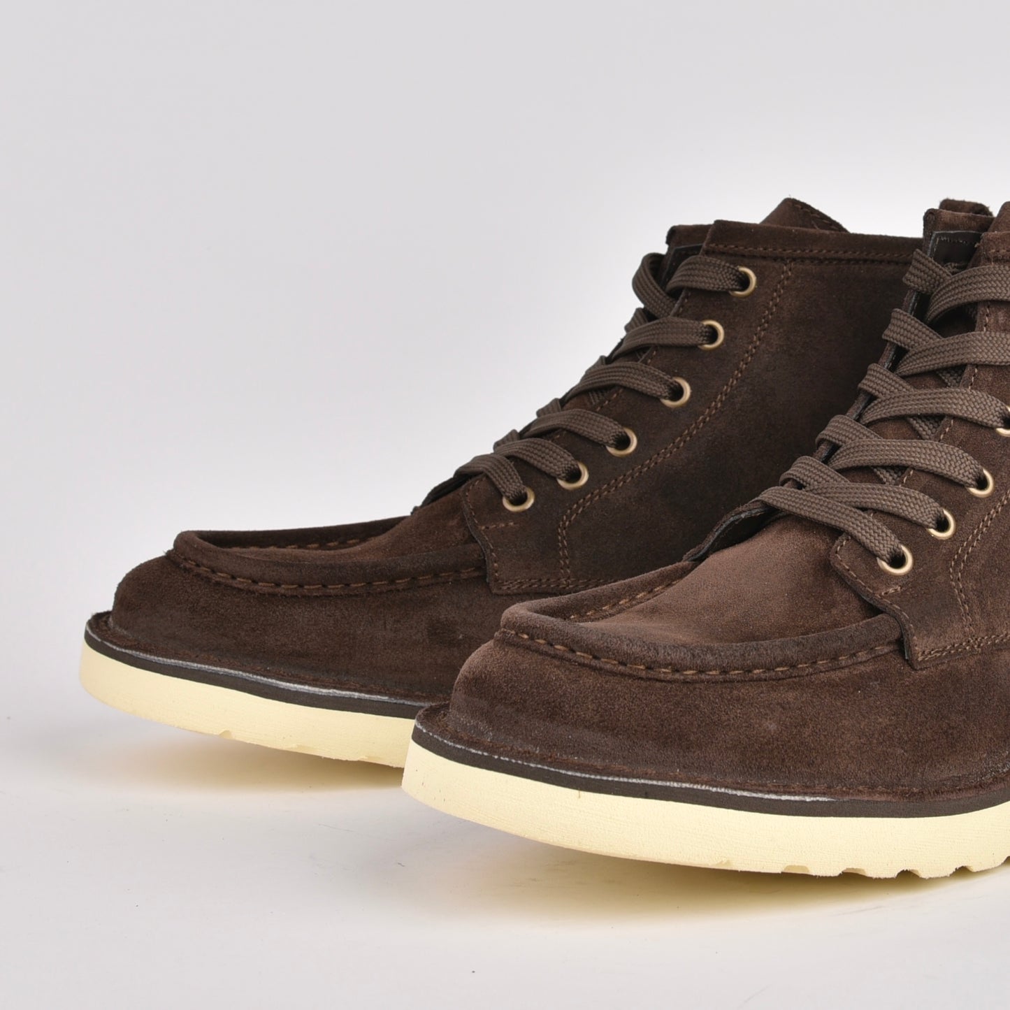 Kebo genuine leather Boots for men in suede brown