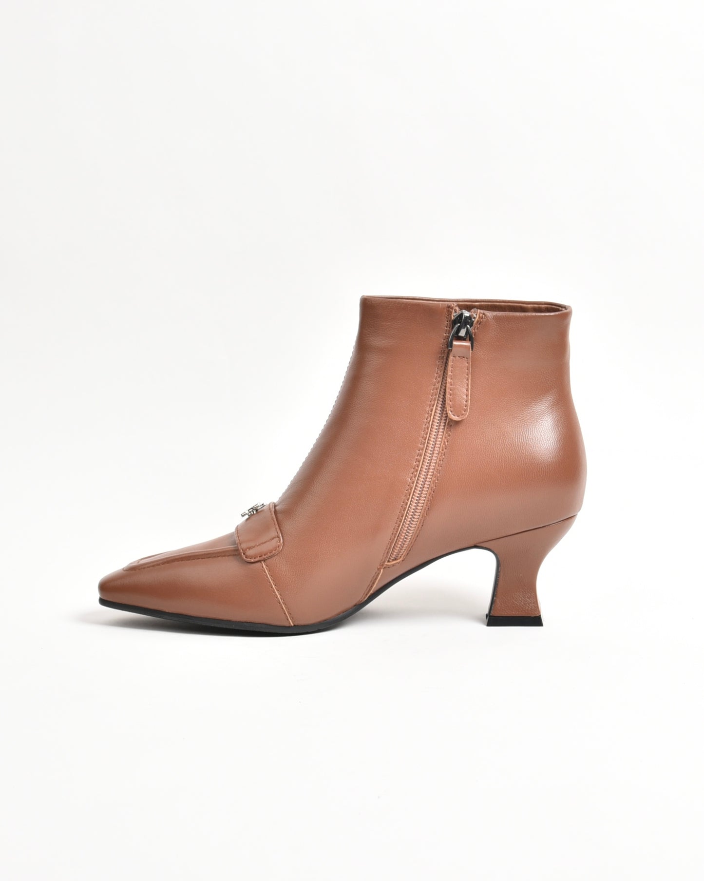 Shalapi mid ankle boots for women in camel