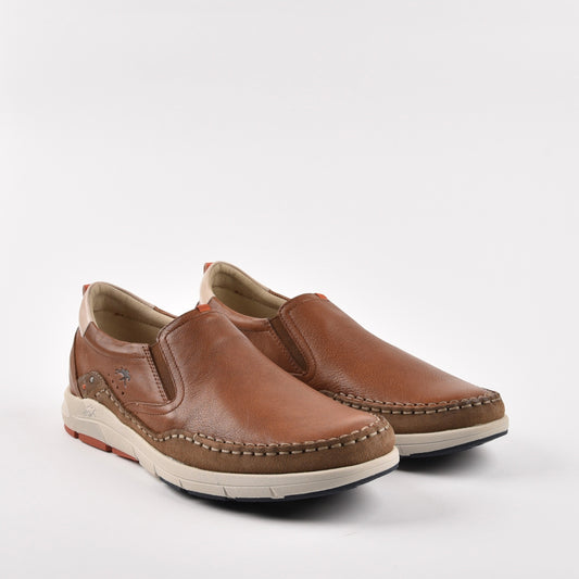 Fluchos Spanish loafers shoes for men in camel F1985