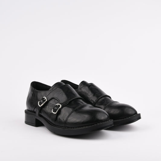 Shalapi loafers shoes for women in black