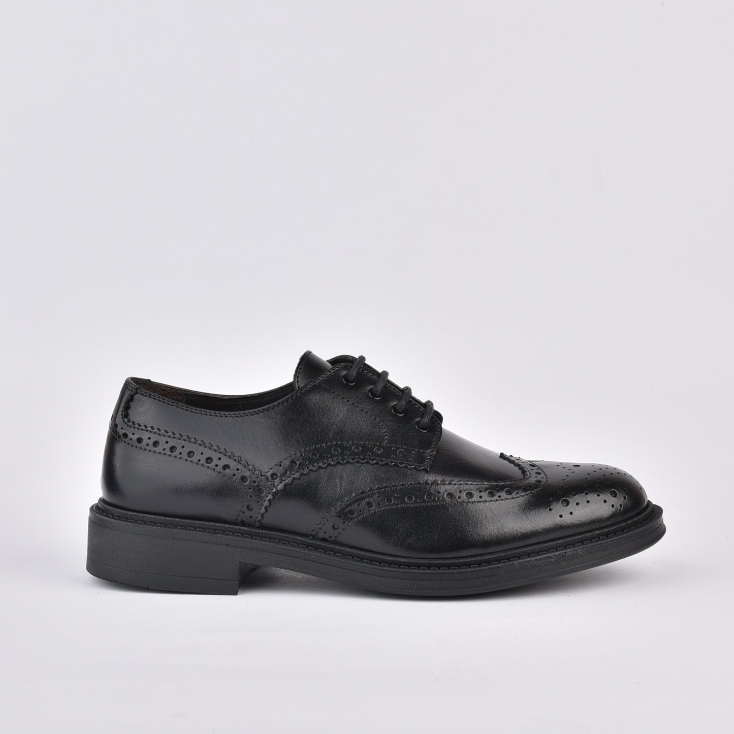 Landini Italian oxford shoes for men in black