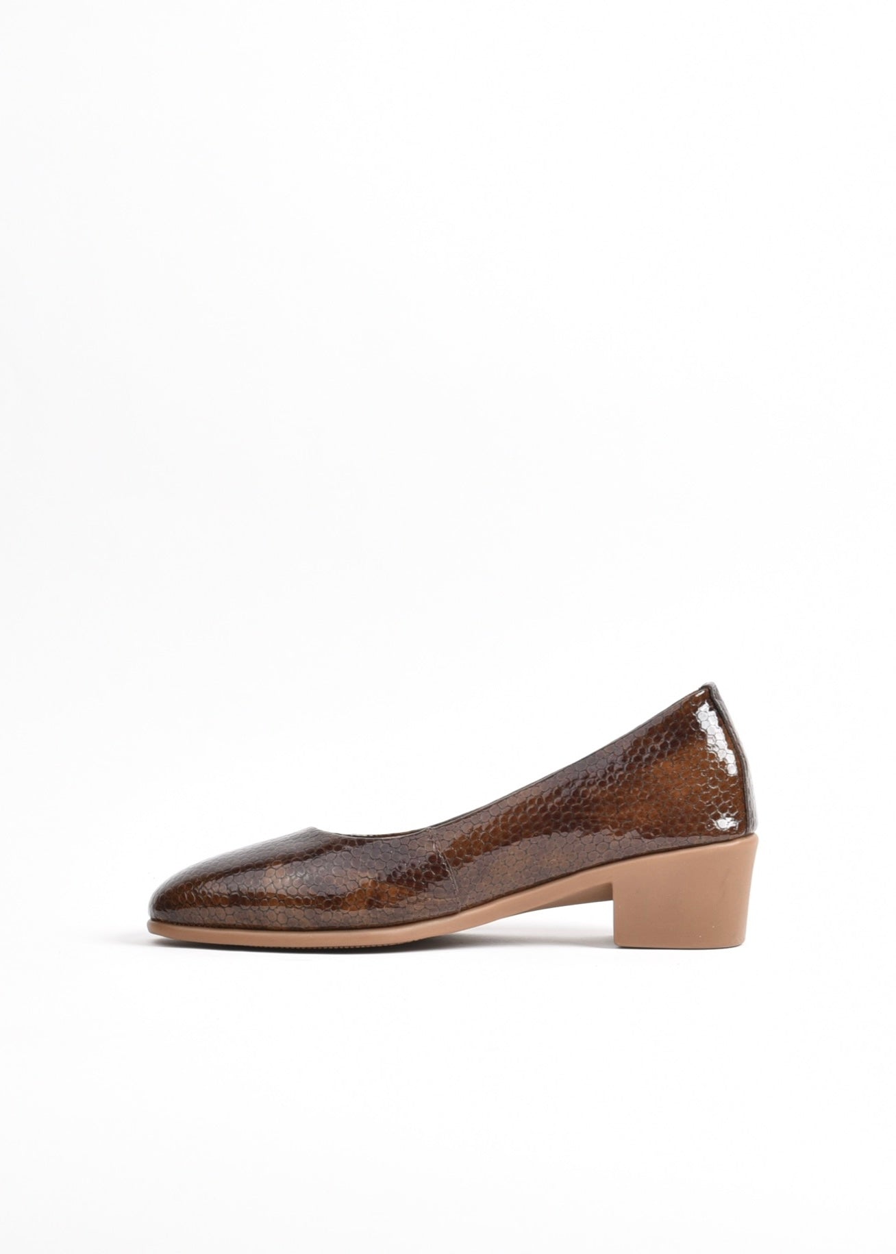 SHALAPI NAPOLI Turkish Medium Heel for women in brown