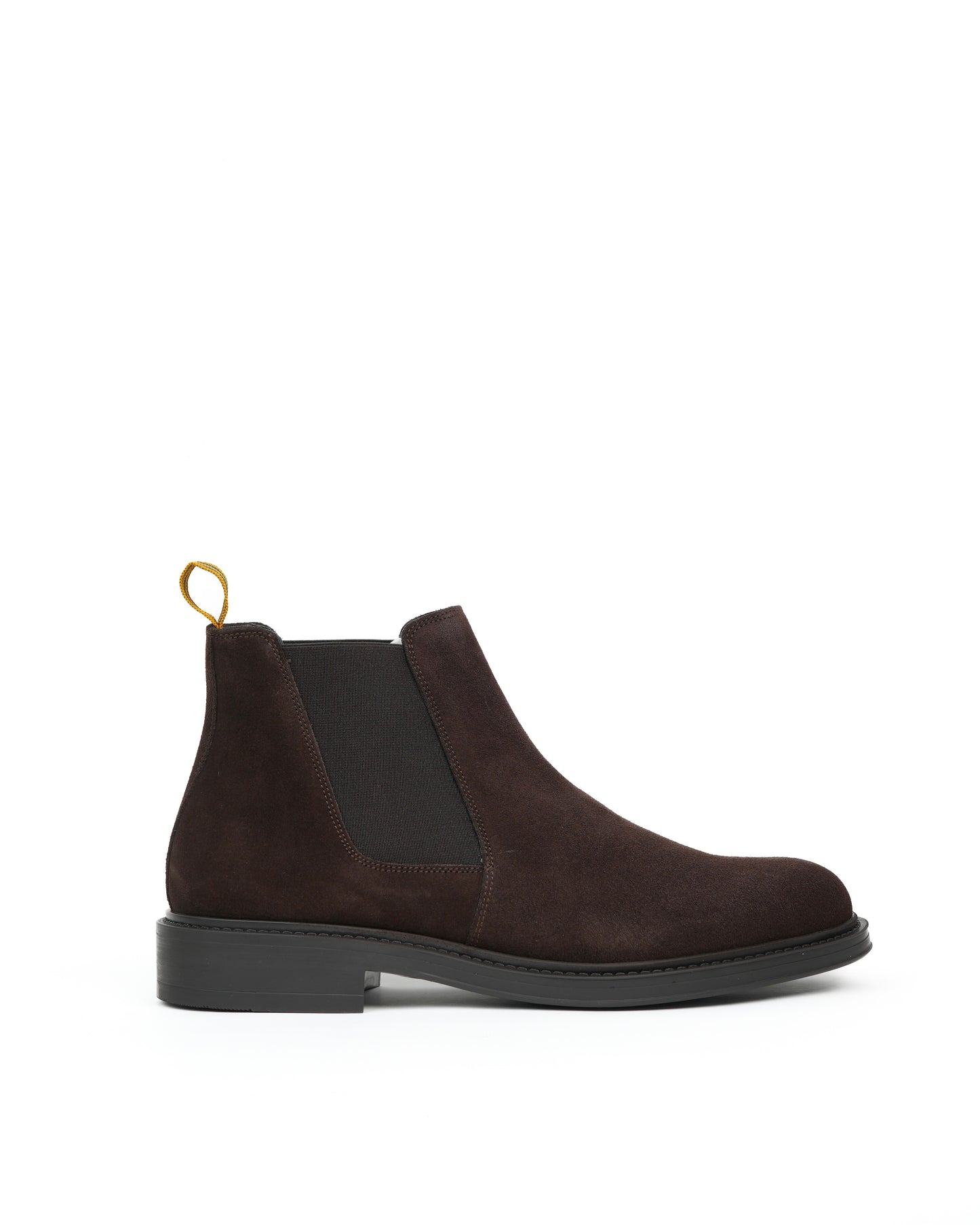 Shalapi Chelsea Boots for men in suede brown