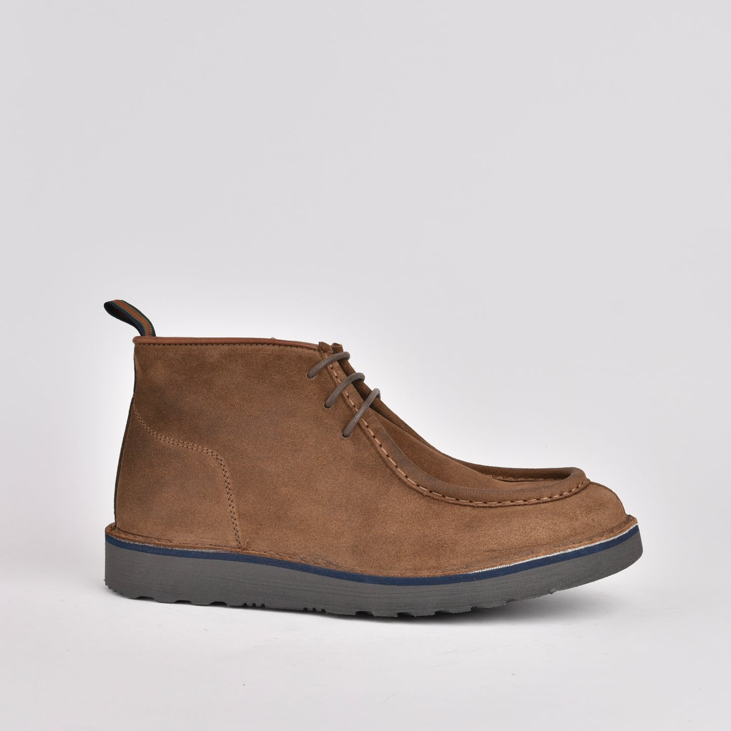 Kebo genuine leather Boots for men in suede Camel