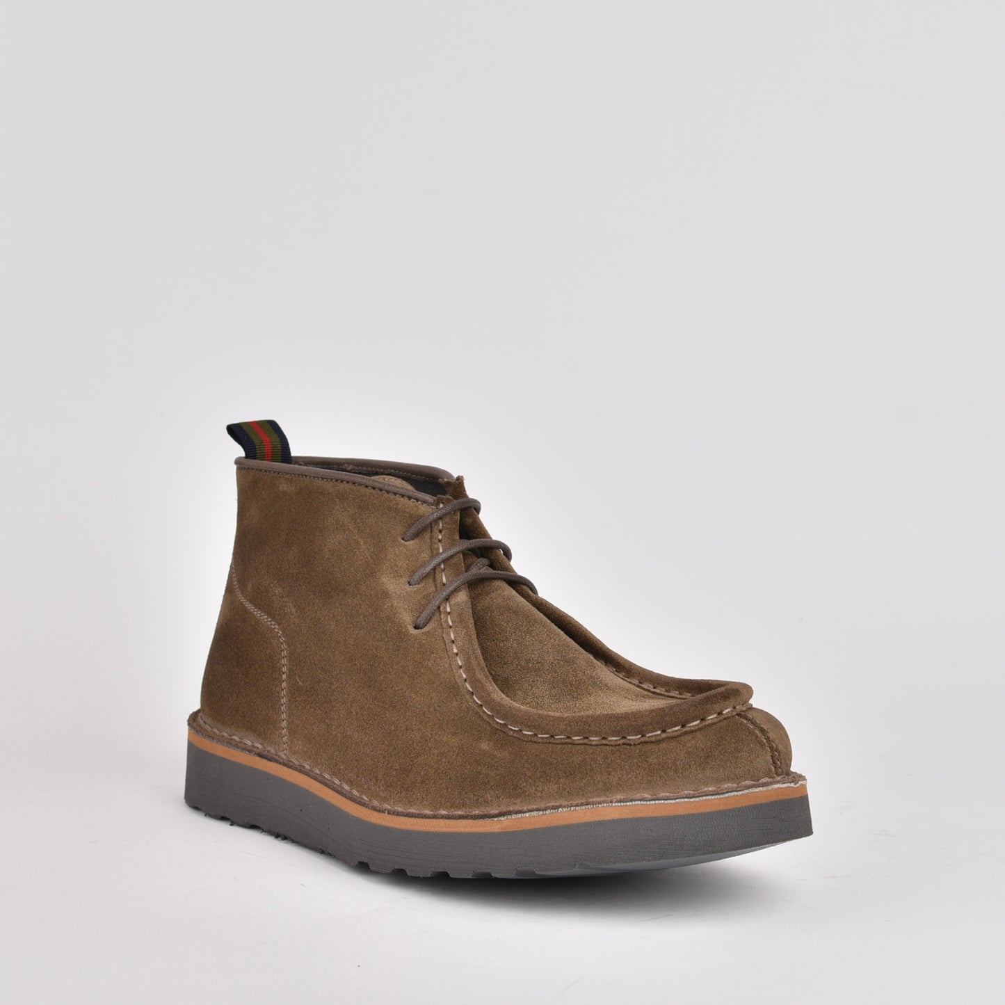 Kebo genuine leather Boots for men in suede Green