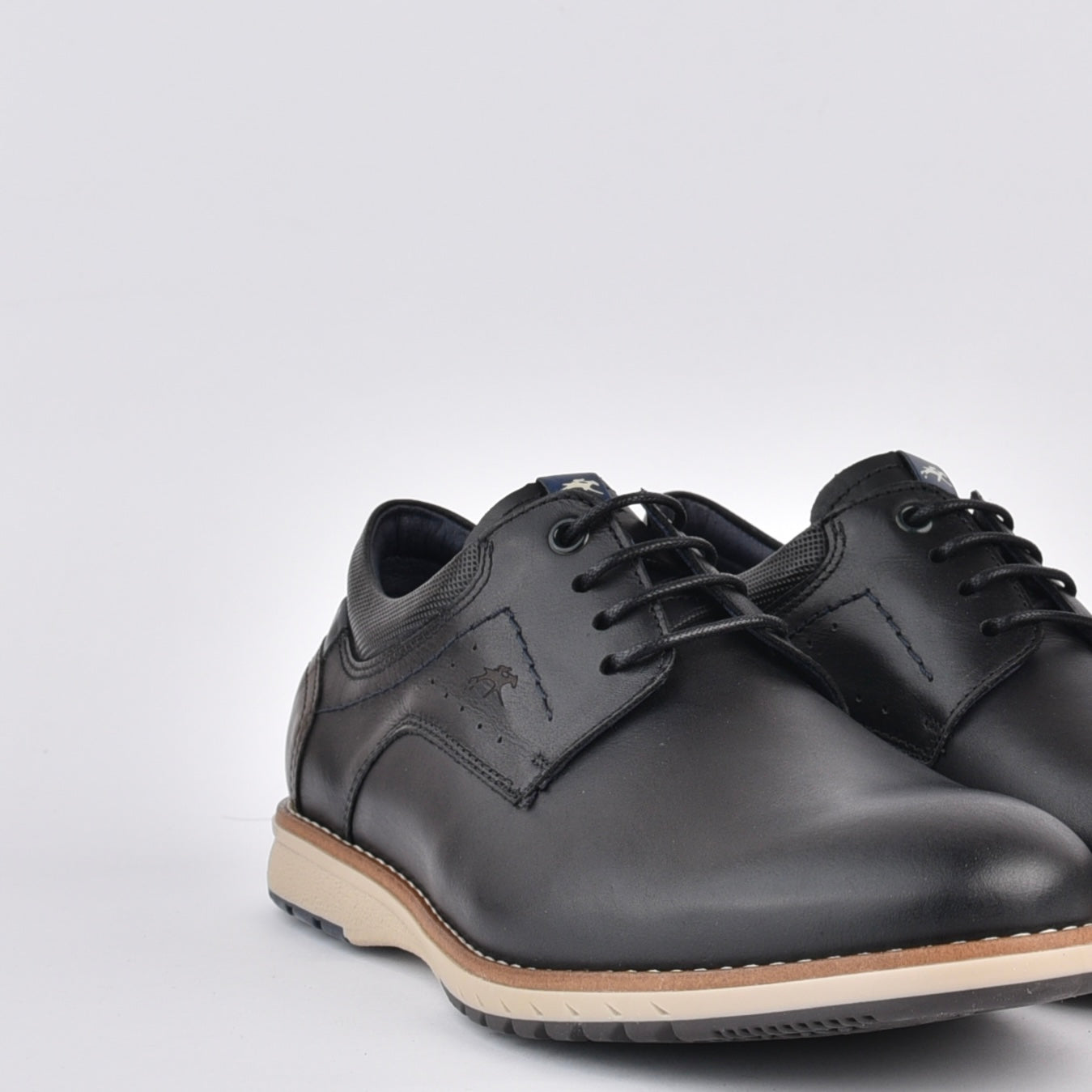 Fluchos Spanish lace up shoes for men in black