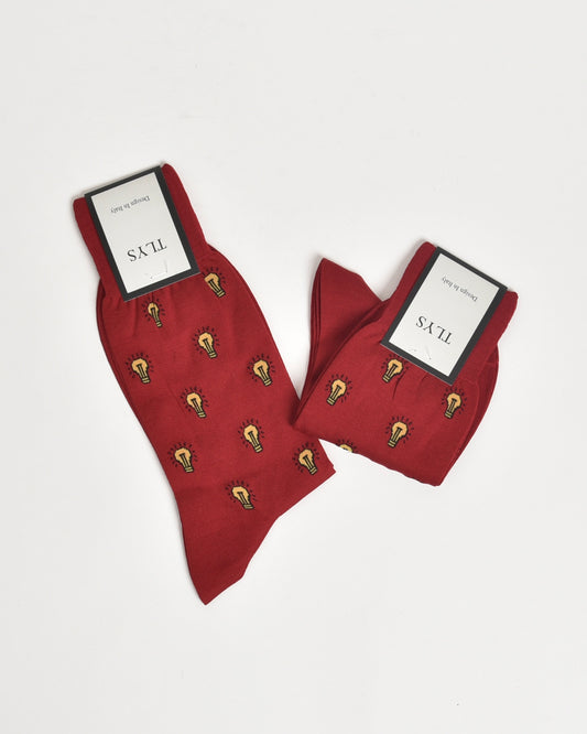 Red socks for men (1 Pair)