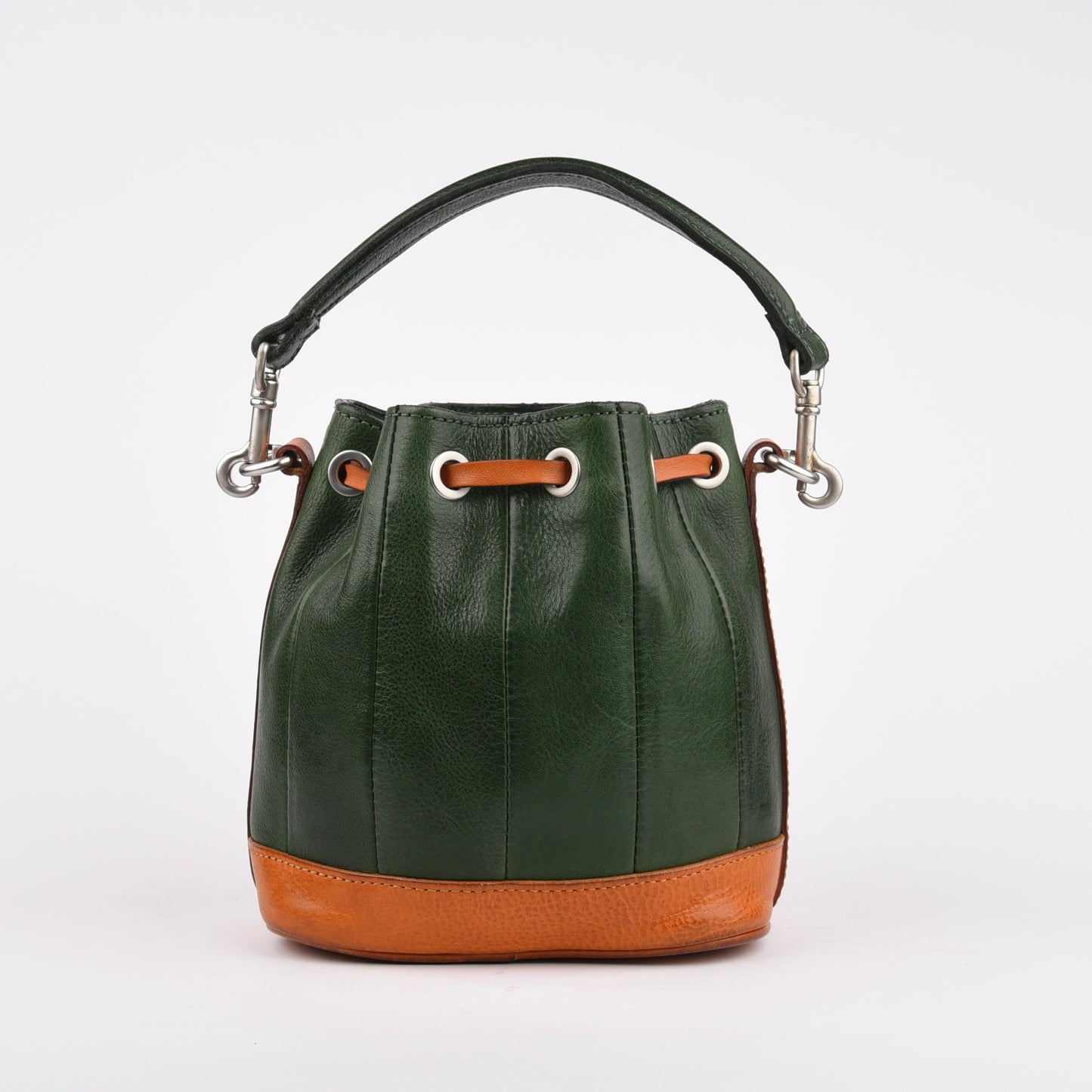 Shalapi Guinean leather handBags for women in green