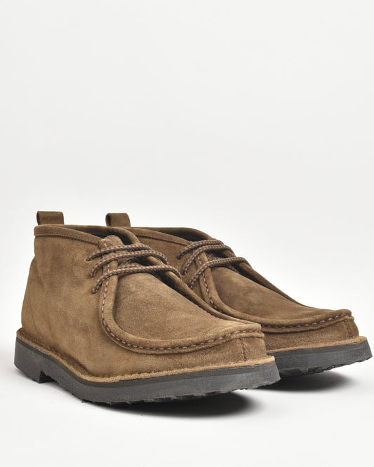 Kebo genuine leather Boots for men in suede camel