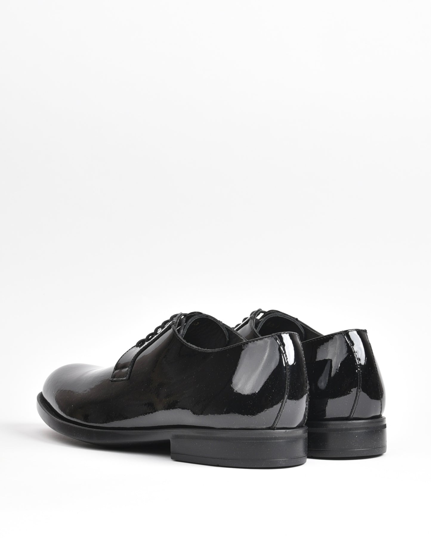 SHALAPI NAPOLI italian groom derpy shoes for men in shiny black