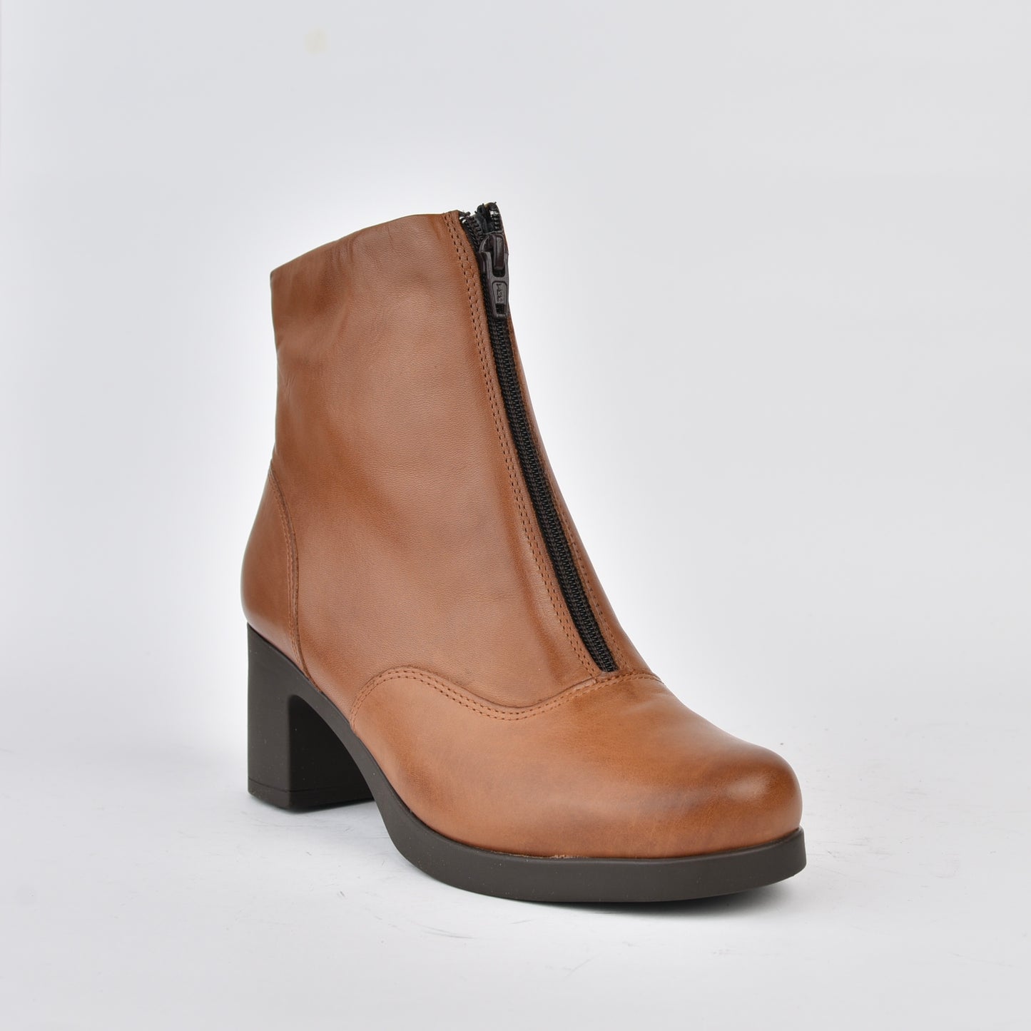 Pitillos 100% Genuine Leather Spanish boots in Camel for women