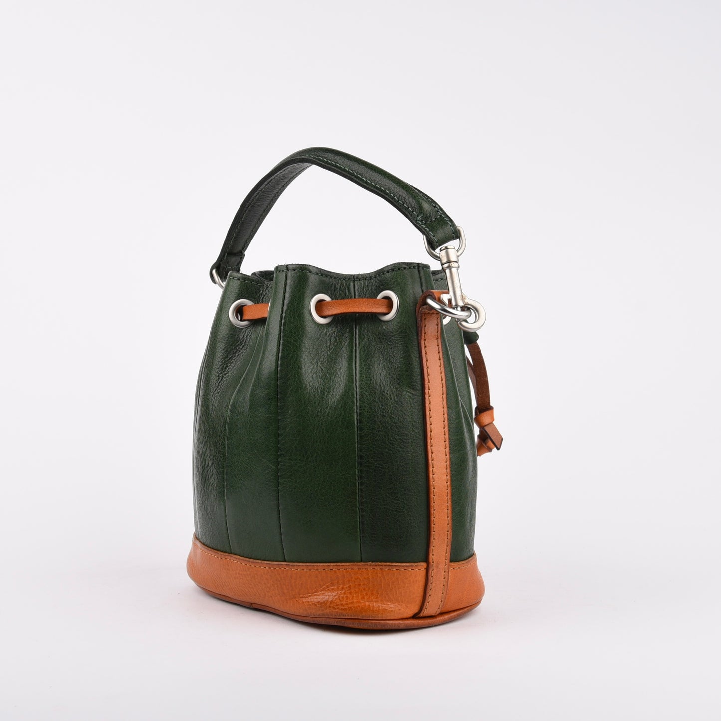 Shalapi Guinean leather handBags for women in green