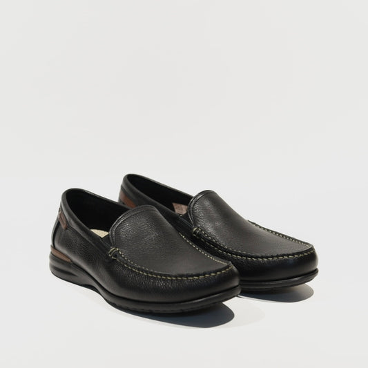 Fluchos Spanish loafers for men in black