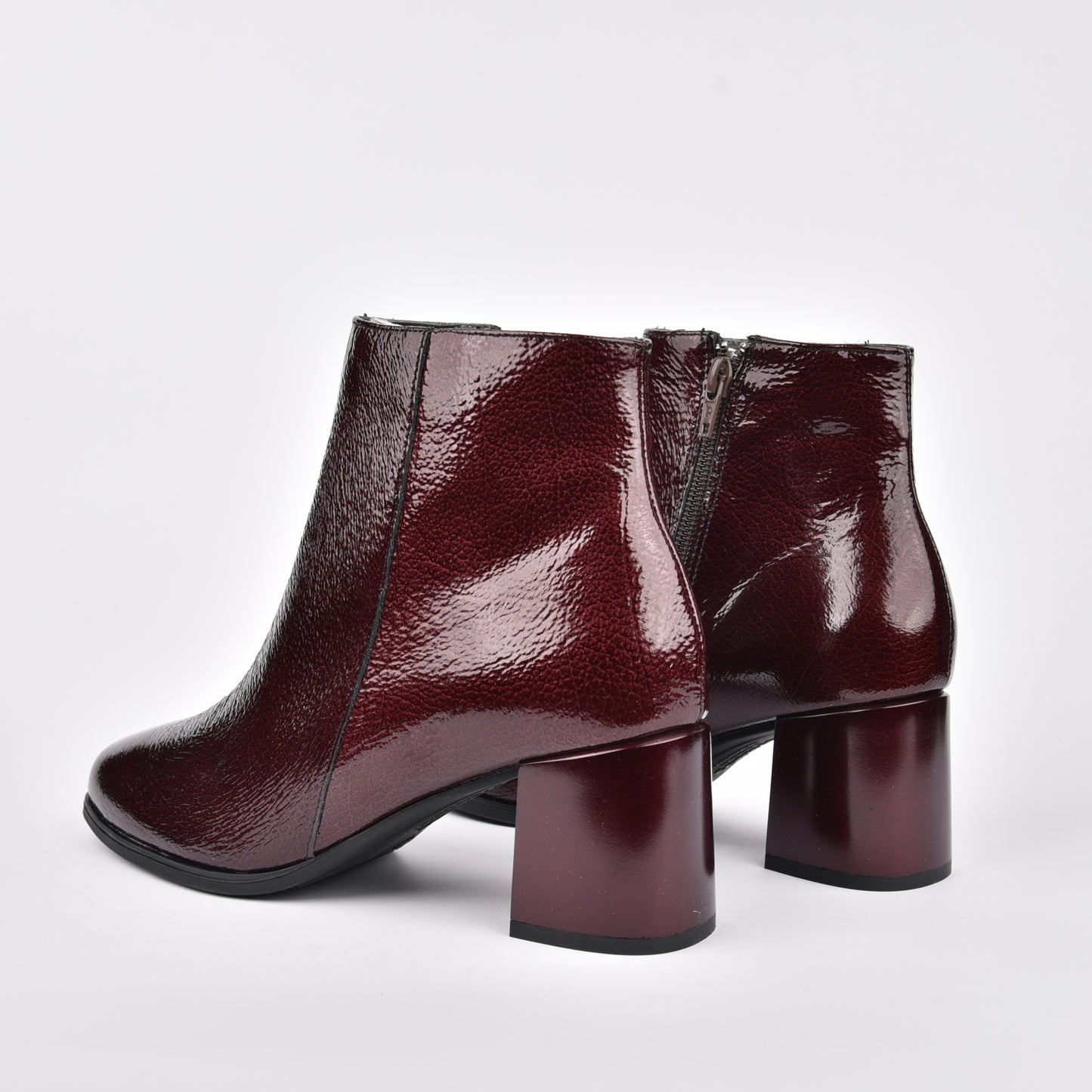 10136 Pitillos 100% Genuine Leather Spanish boots for women in Bordo