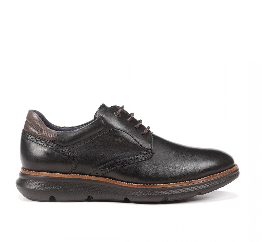 Fluchos Spanish shoes for men in black F1351