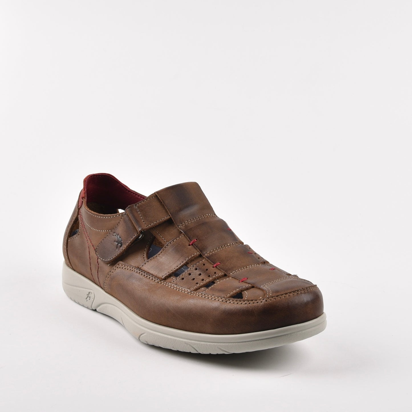 Fluchos Spanish sandels for men in Brown F0105