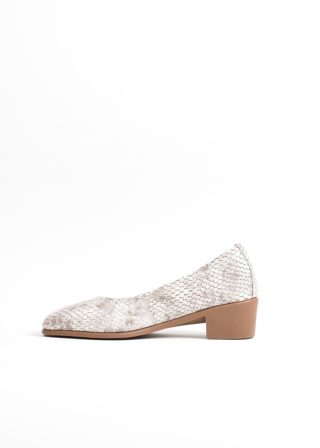 SHALAPI NAPOLI Turkish Medium Heel for women in Biege.