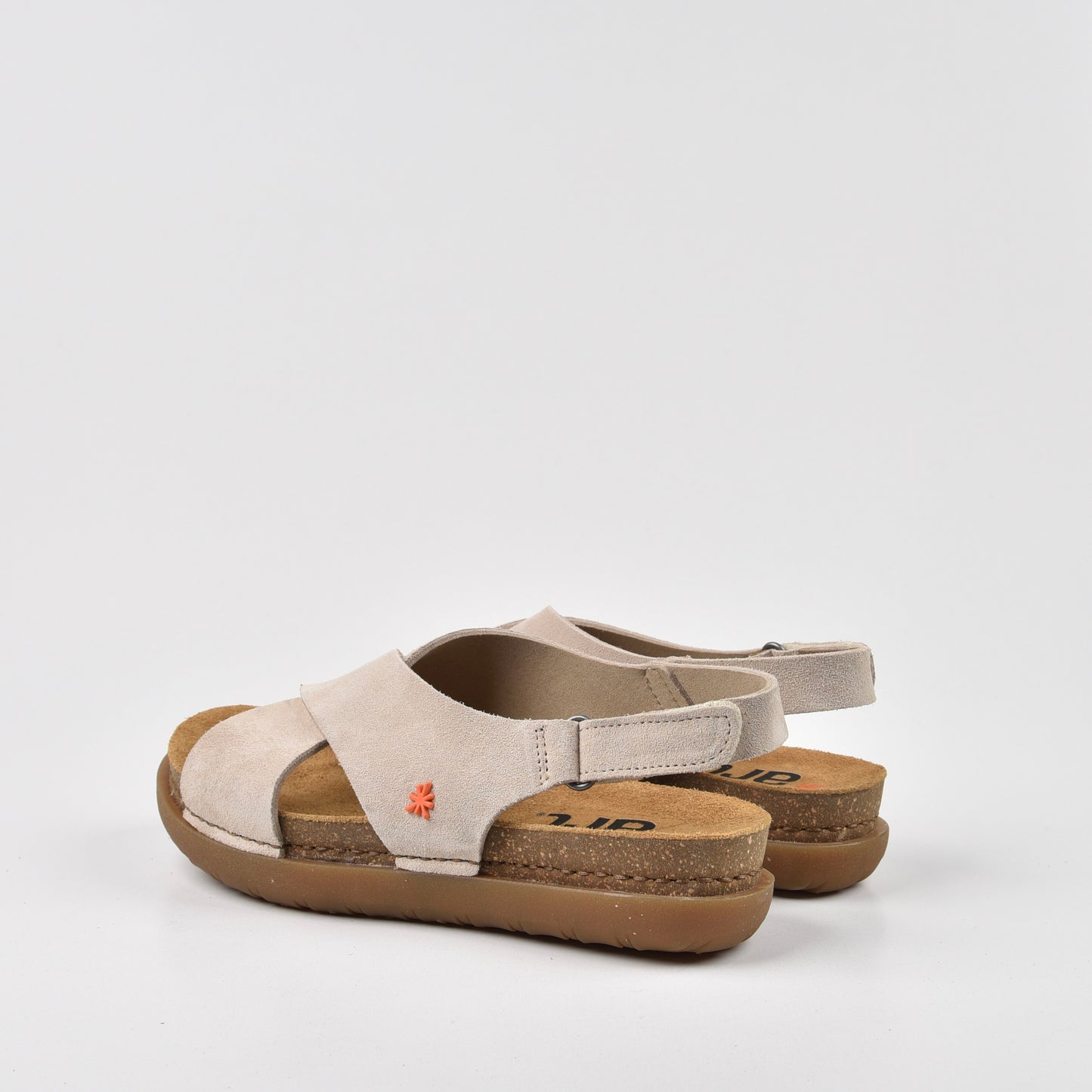 Art Spanish Strap Sandal for Women in Nappa Cream.