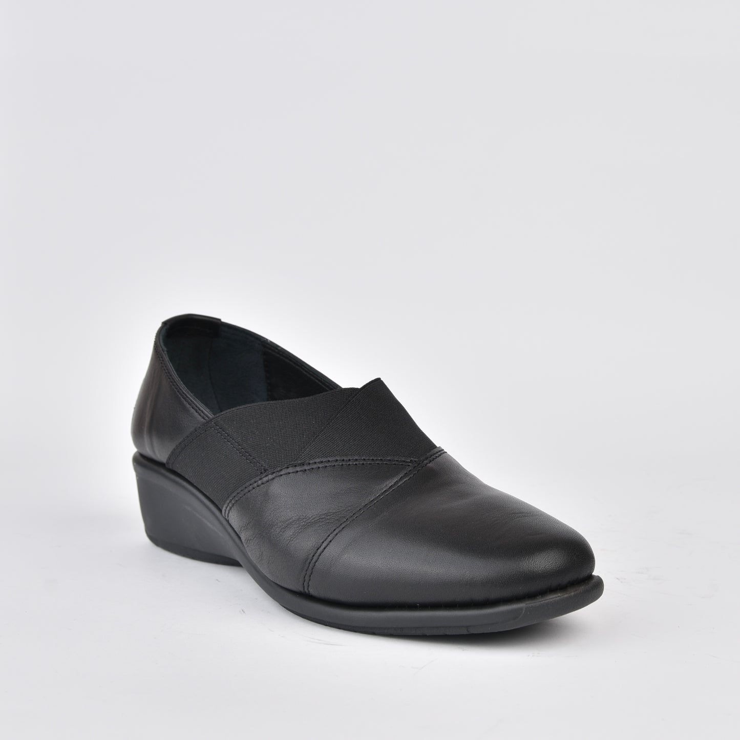 DFC Relax 100% Genuine Leather Greek Shoes in Black for Women