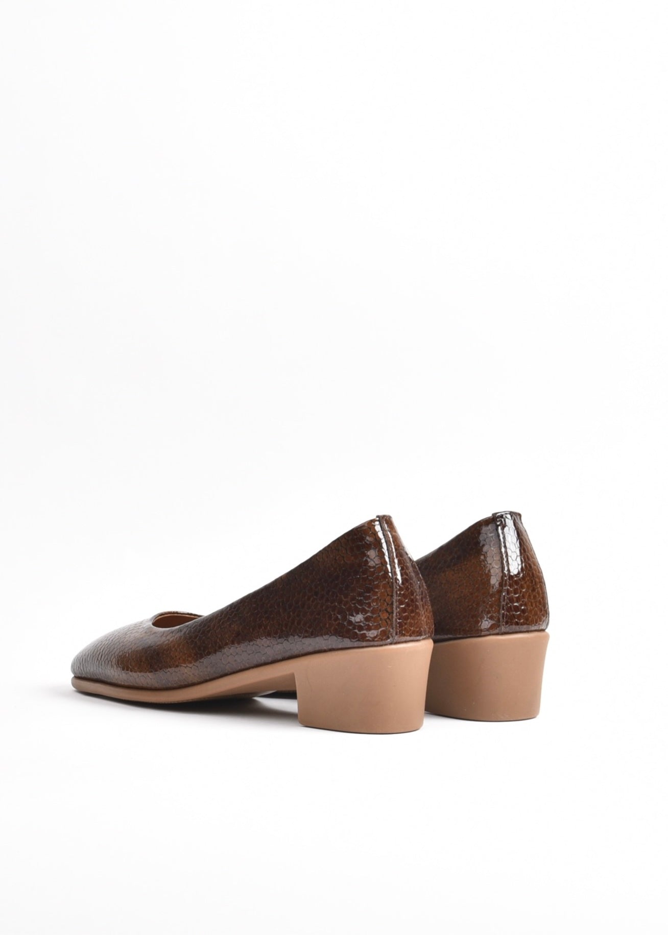 SHALAPI NAPOLI Turkish Medium Heel for women in brown