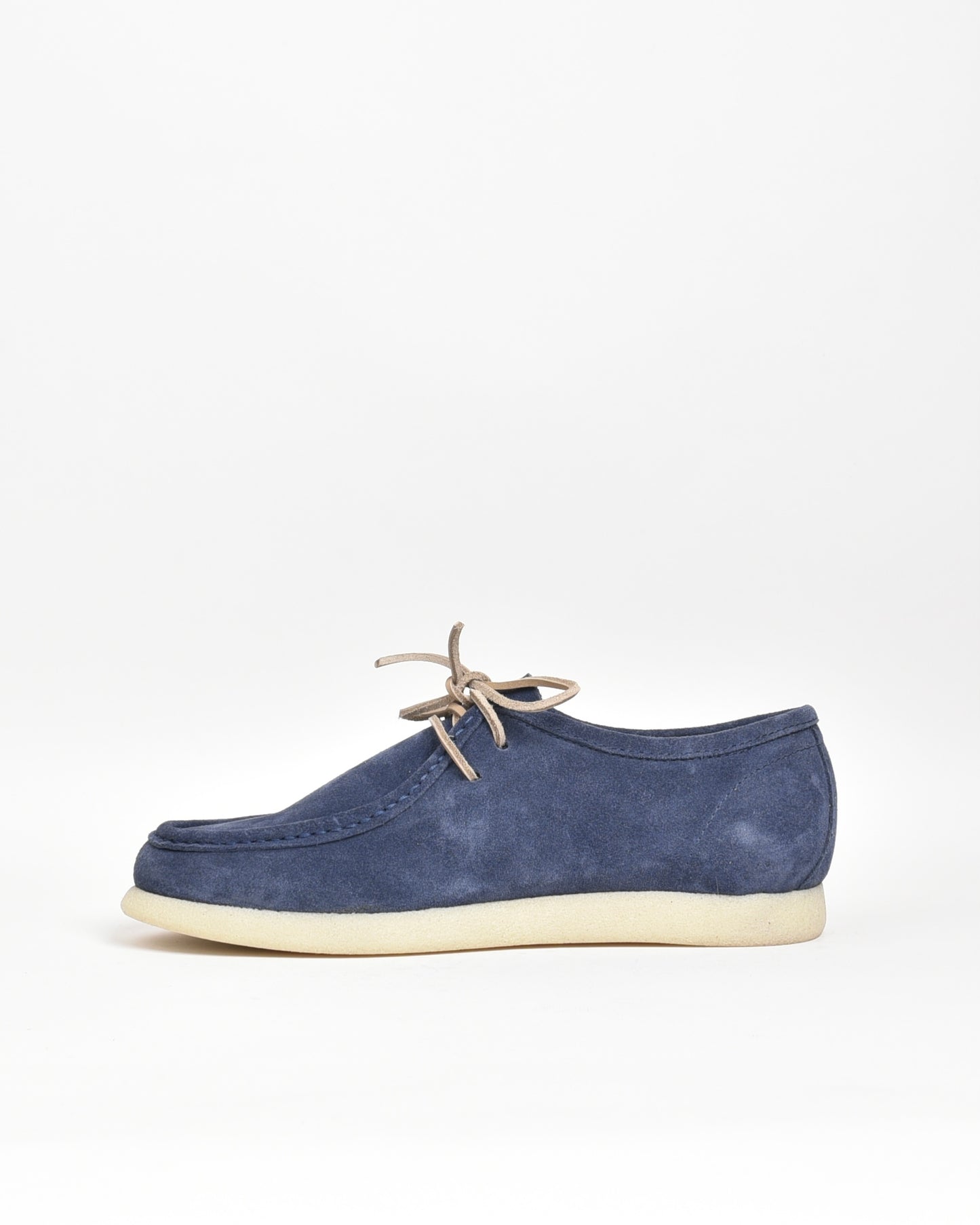 SHALAPI Italian loafers for men in suede blue