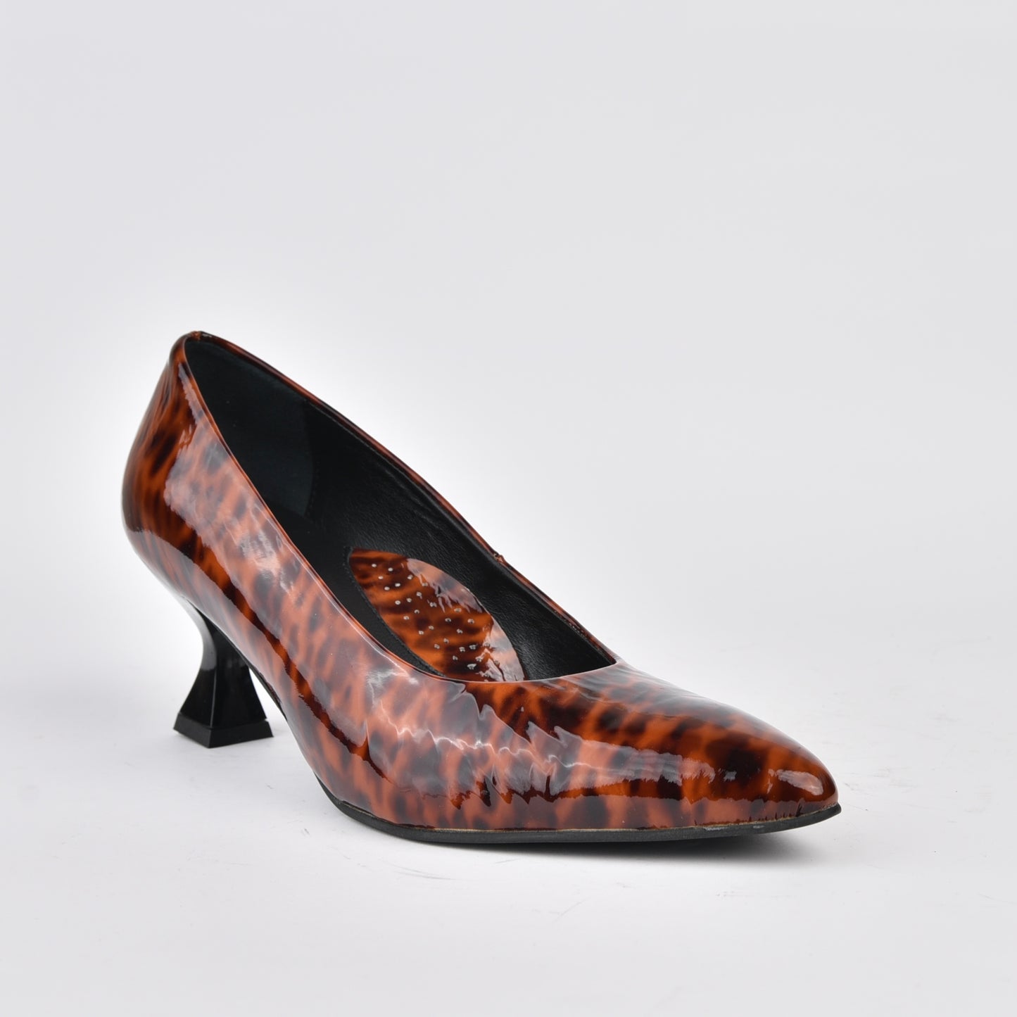 DFC Relax 100% Genuine Leather Greek Shoes in Tiger Brown for Women