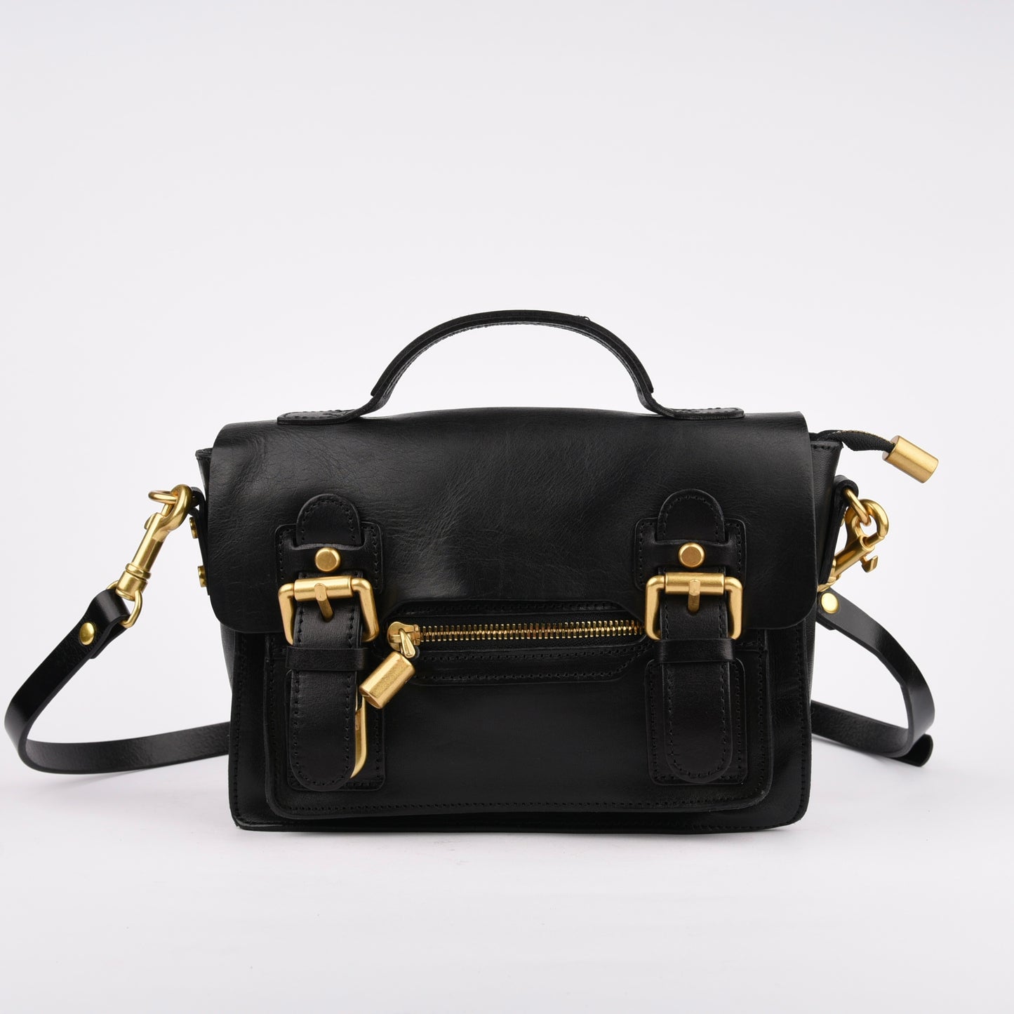 Shalapi Guinean leather handBags for women in black