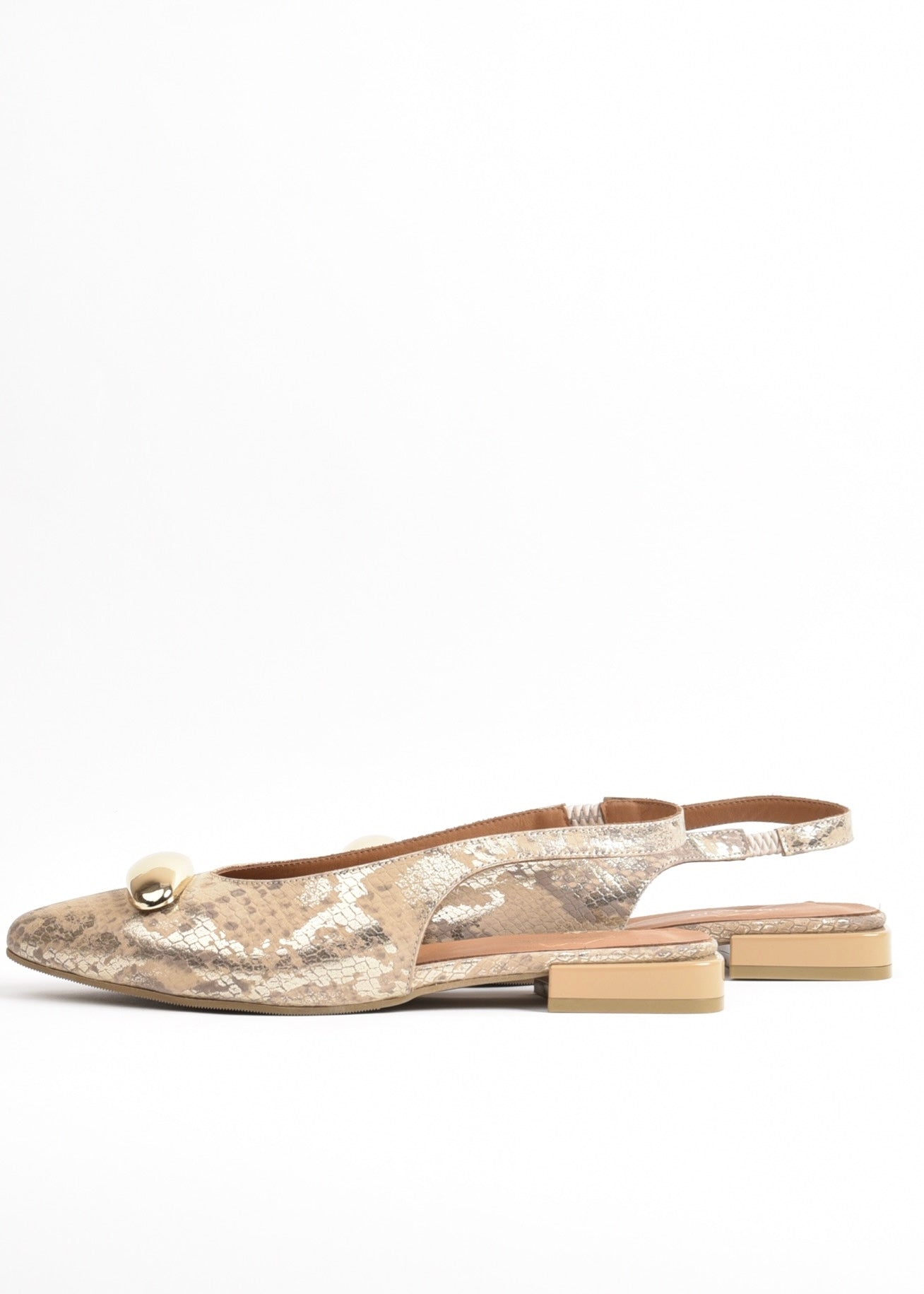 SHALAPI NAPOLI sandel for women in gold