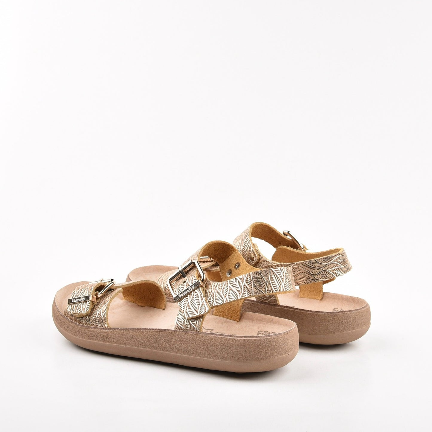 Fantasy sandals 100% Genuine Leather Greek Sandal for Women in Gold