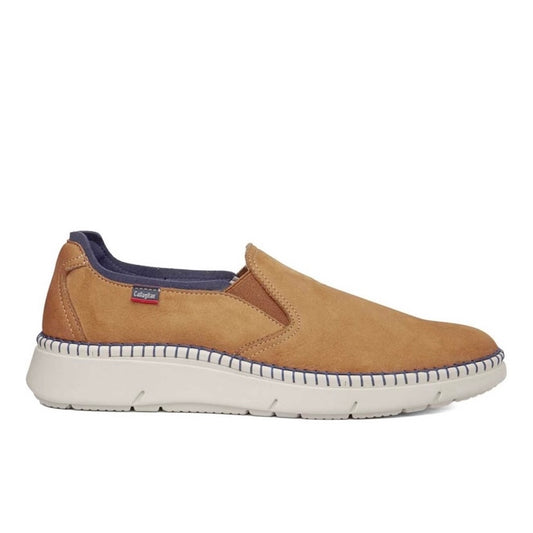 Callaghan Spanish loafers for men in Nubuck light camel