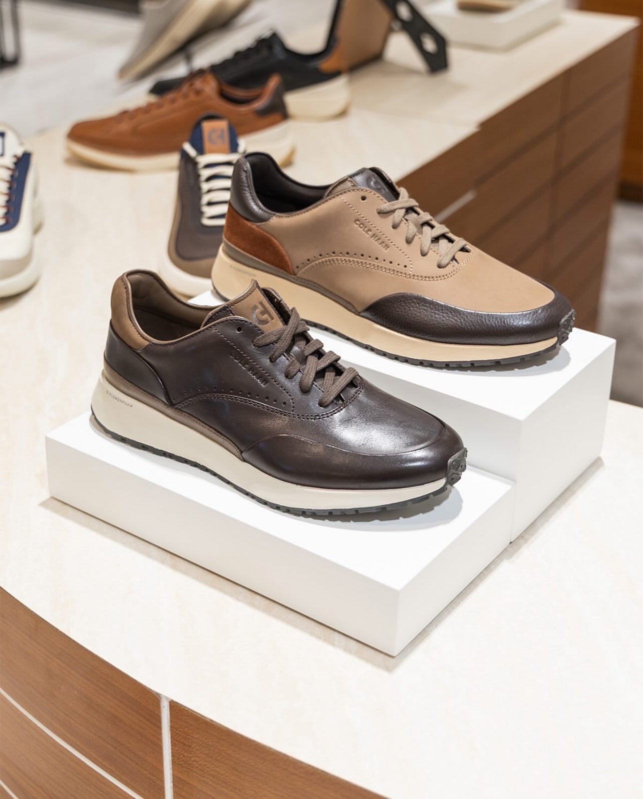 Cloe Haan sneakers C43200 for men in beige and brown
