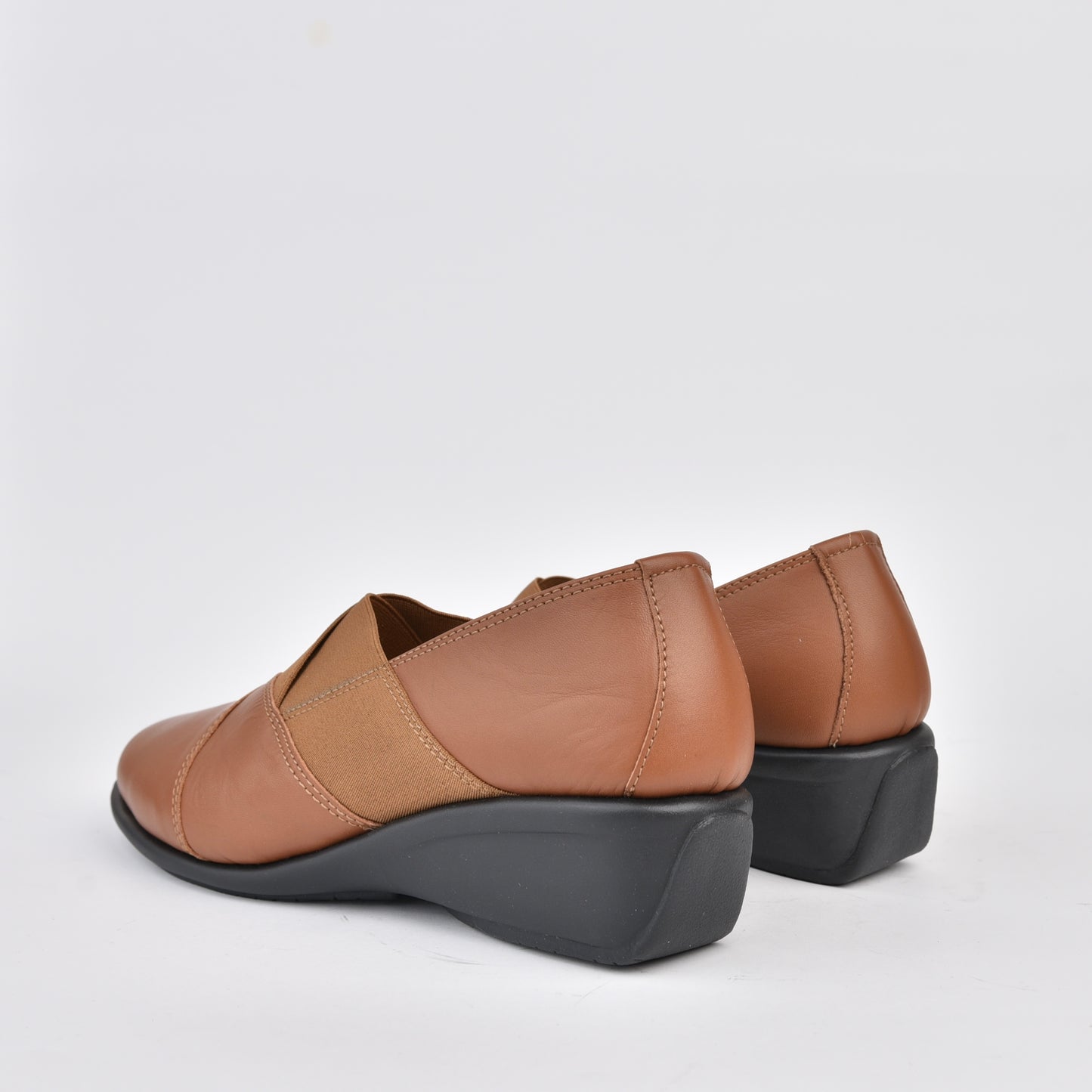 DFC Relax 100% Genuine Leather Greek Shoes in Camel for Women