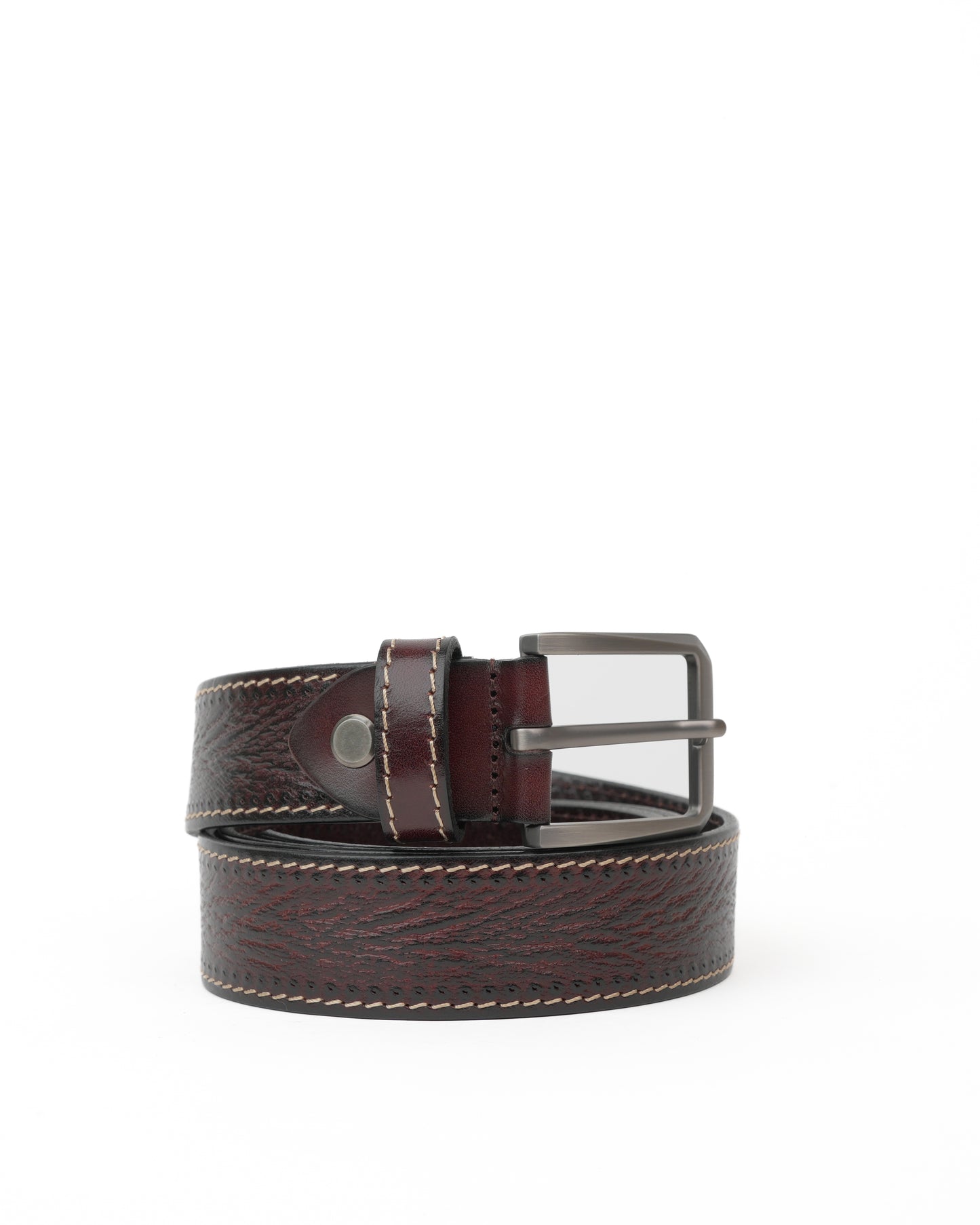 Shalapi Genuine leather belts for men in brown
