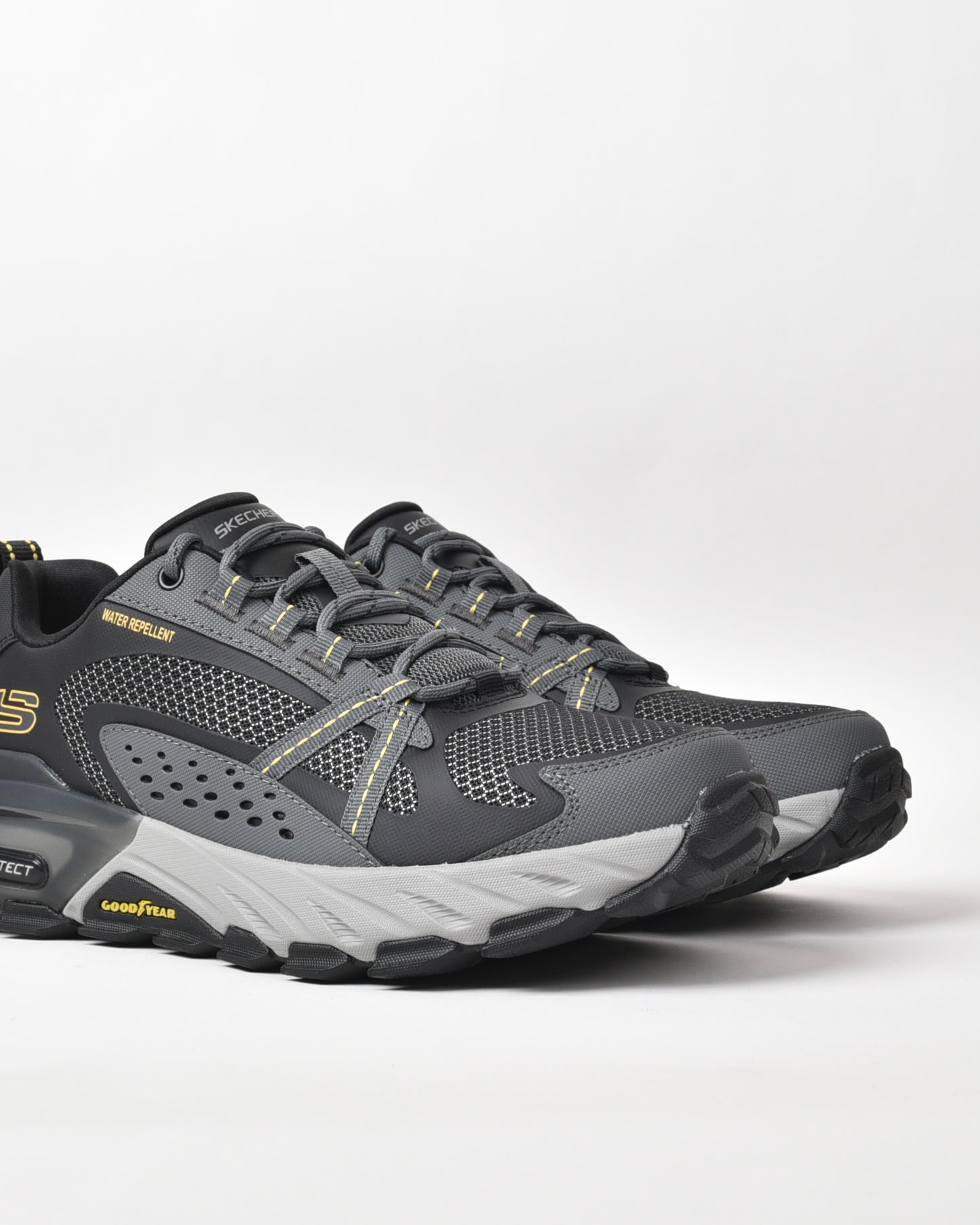 Skeckers sneakers for men in Gray & Black Running Shoes
