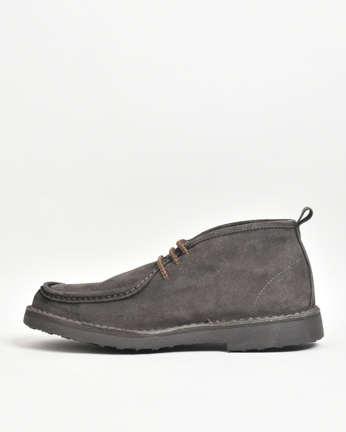 Kebo genuine leather Boots for men in suede dark gray