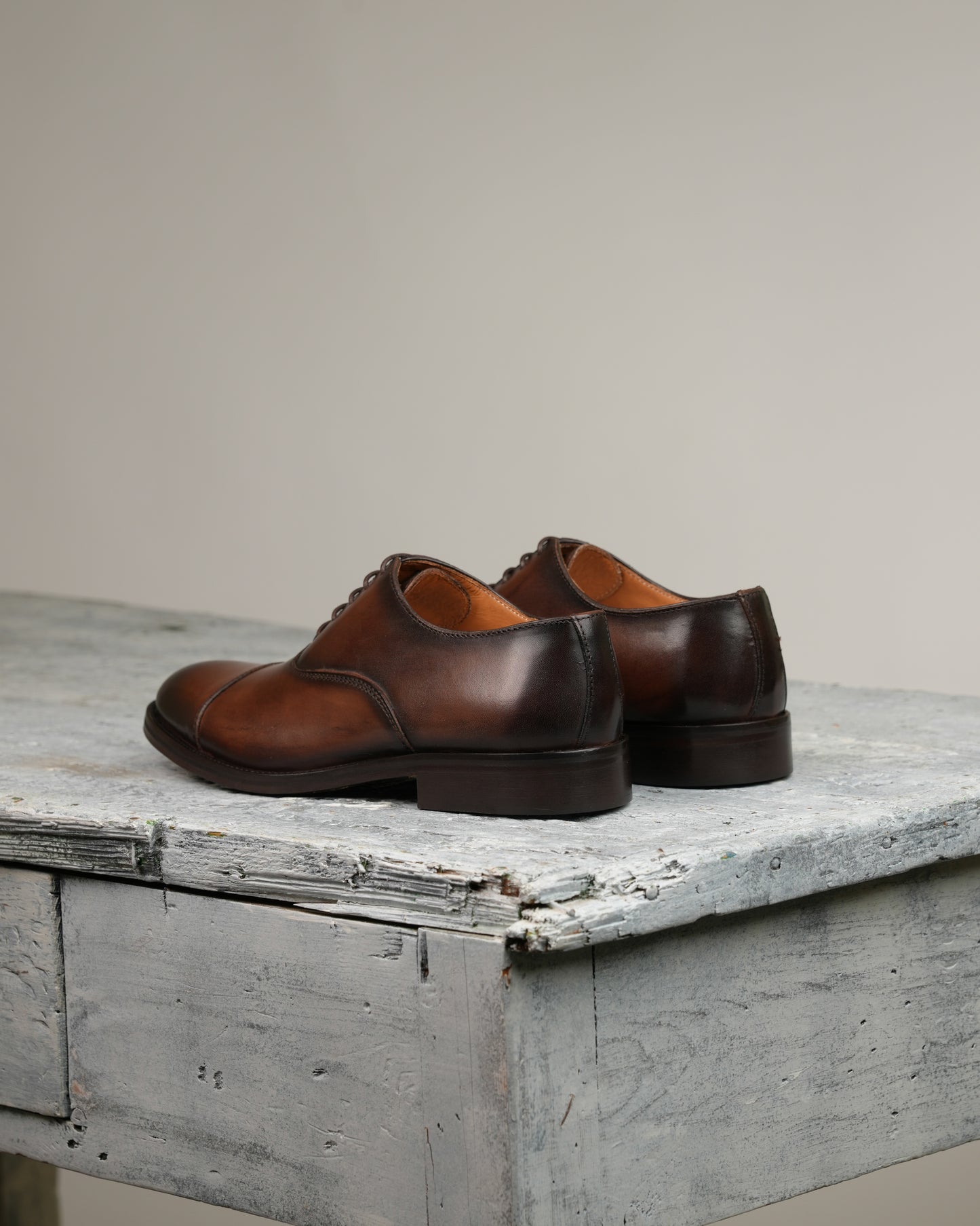 Shalapi Napoli oxford shoes for men in brown
