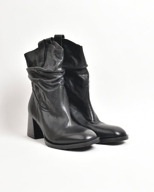 Shalapi mid ankle boots for women in black
