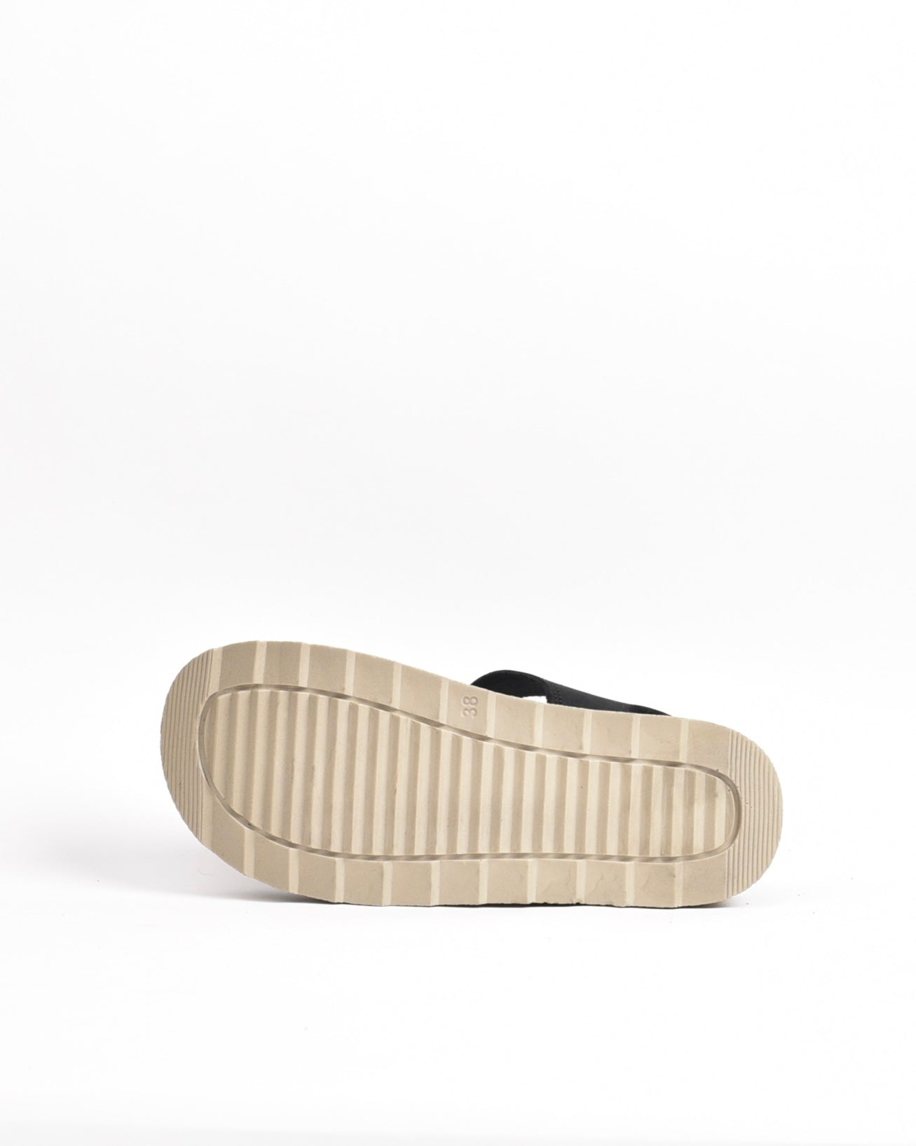 SHALAPI NAPOLI genuine leather Sandal for women in Black.