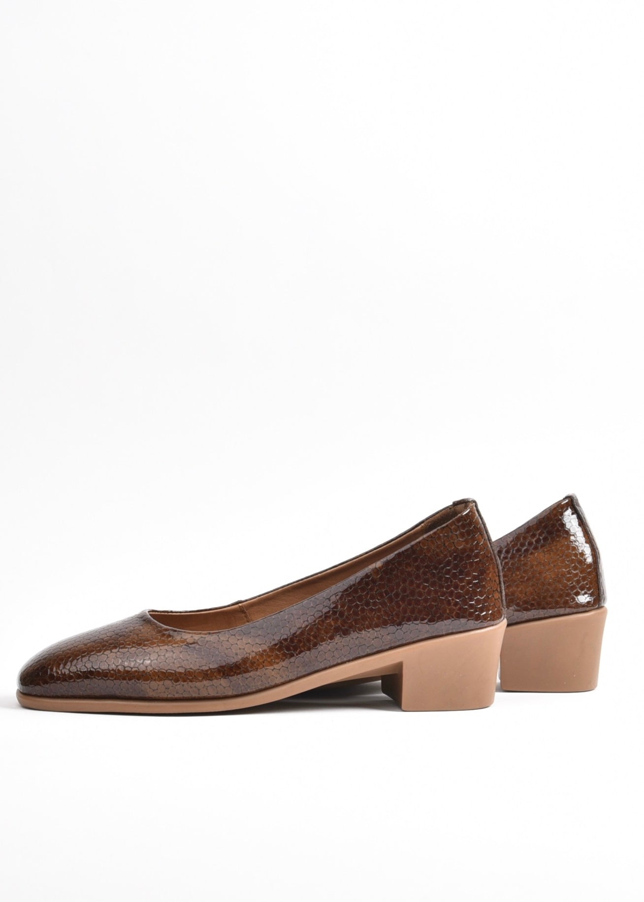 SHALAPI NAPOLI Turkish Medium Heel for women in brown