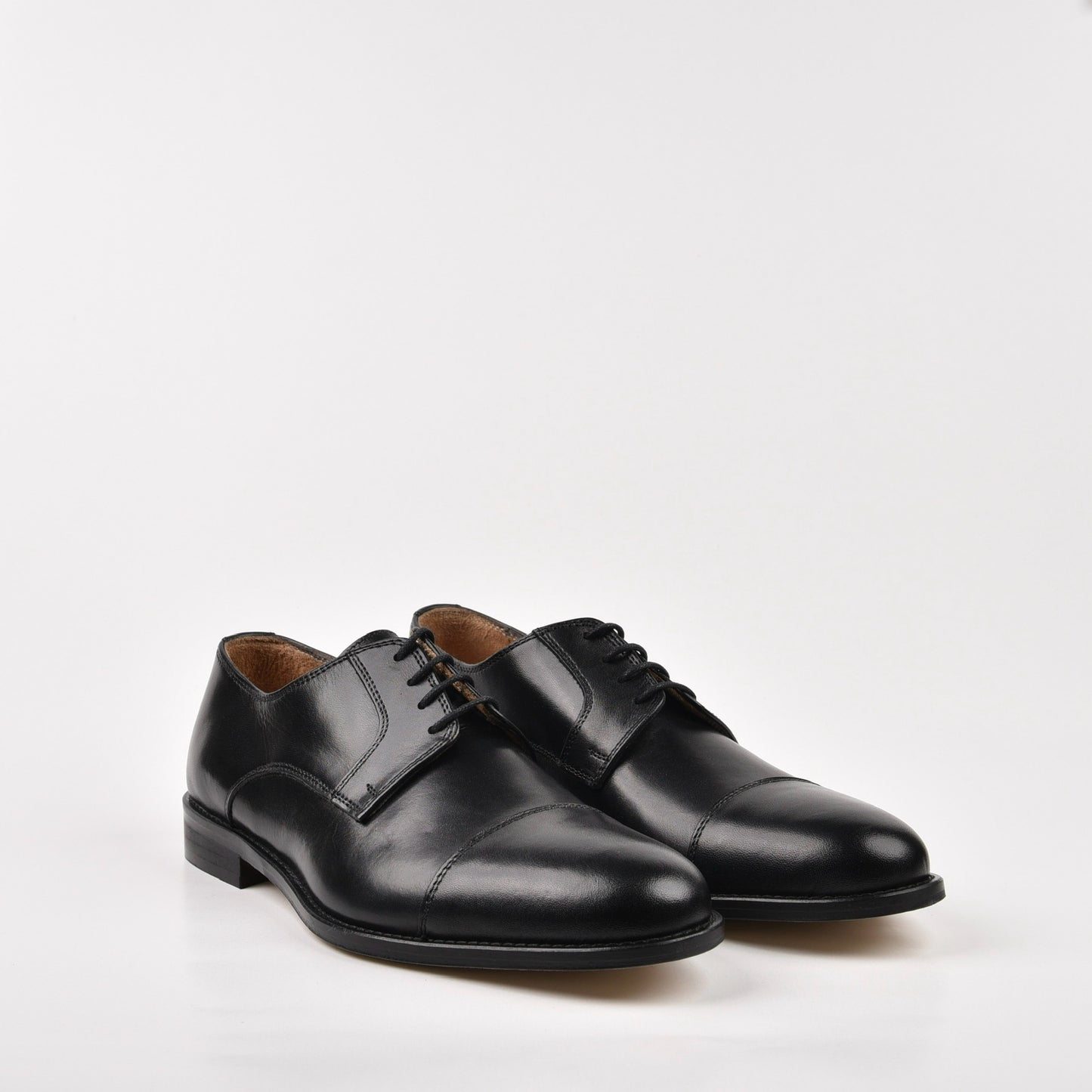 Shalapi Italian classic shoes for men in black