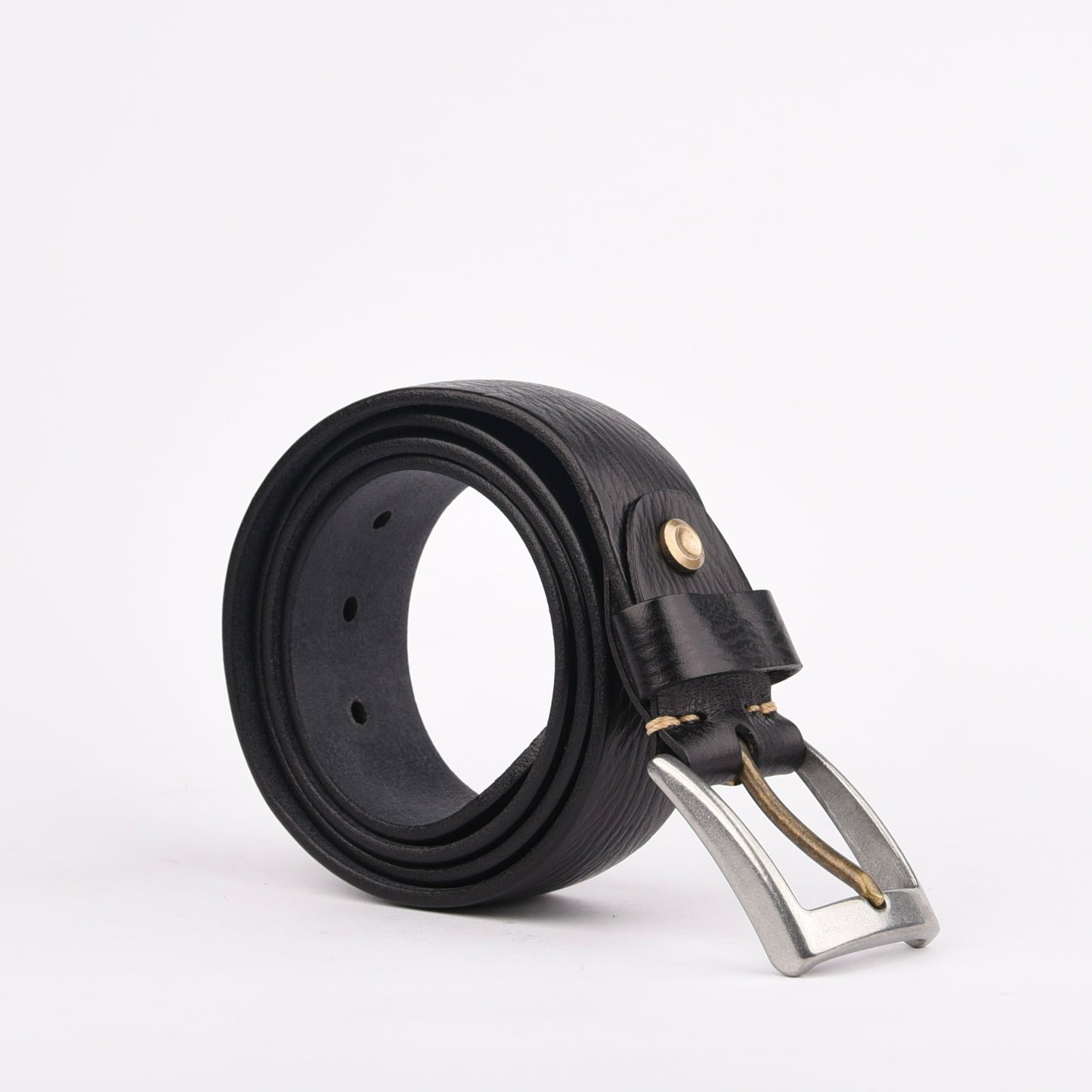 Genuine leather belts for men in black