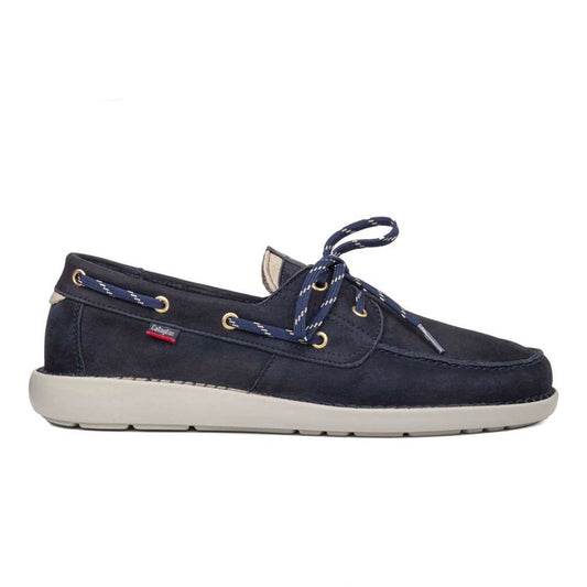 Callaghan Spanish shoes for men in nubuck blue