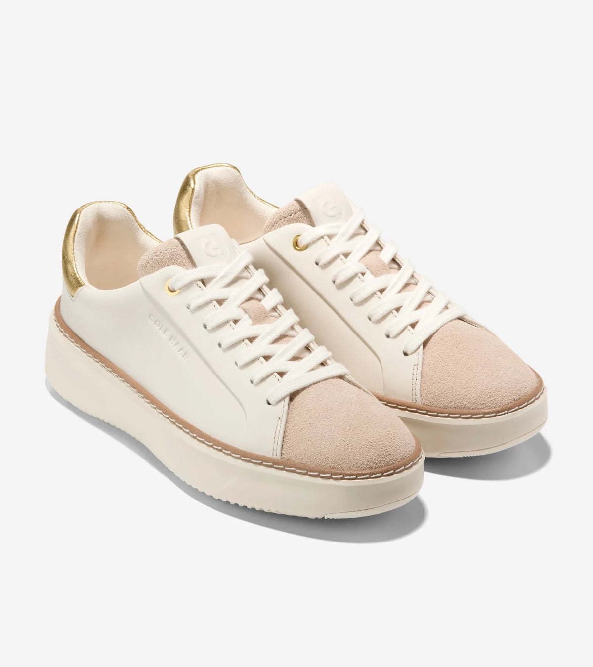 COLE HAAN W33827 sneakers for women in Of-white and gold