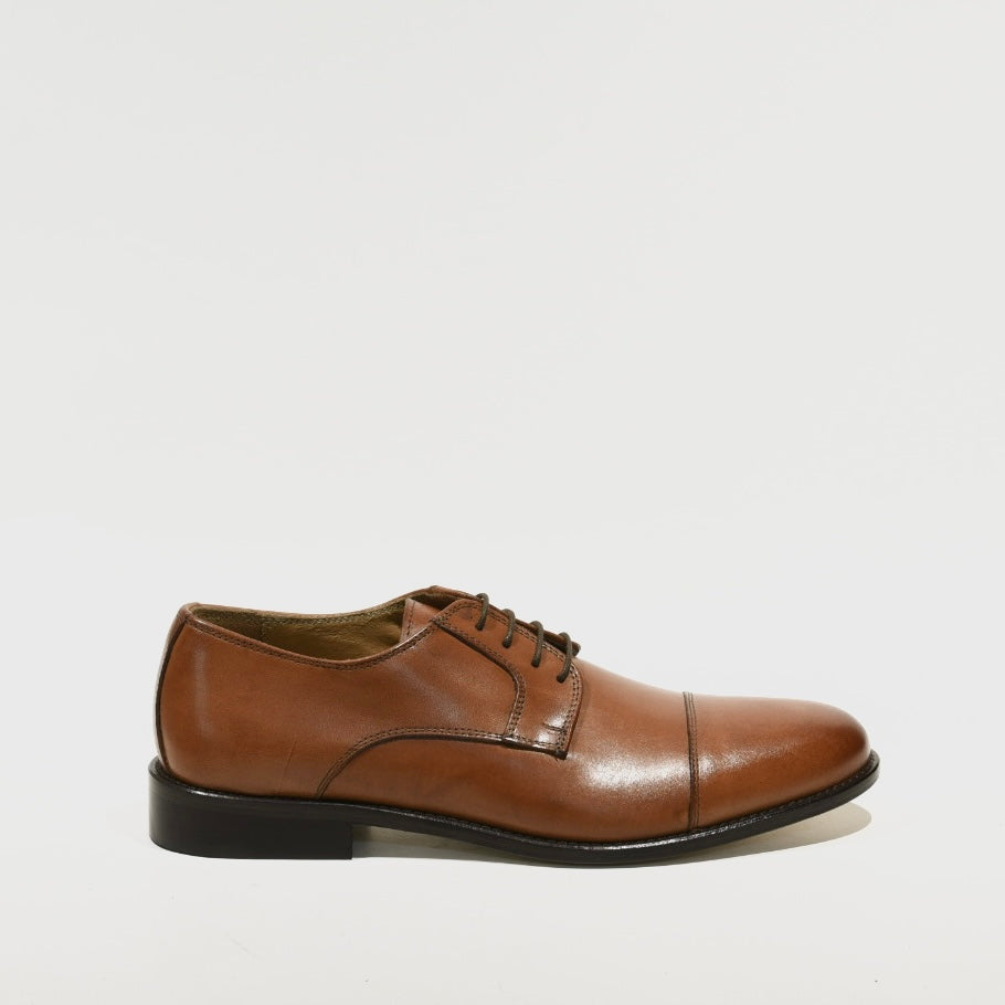 Shalapi Italian classic shoes for men in camel