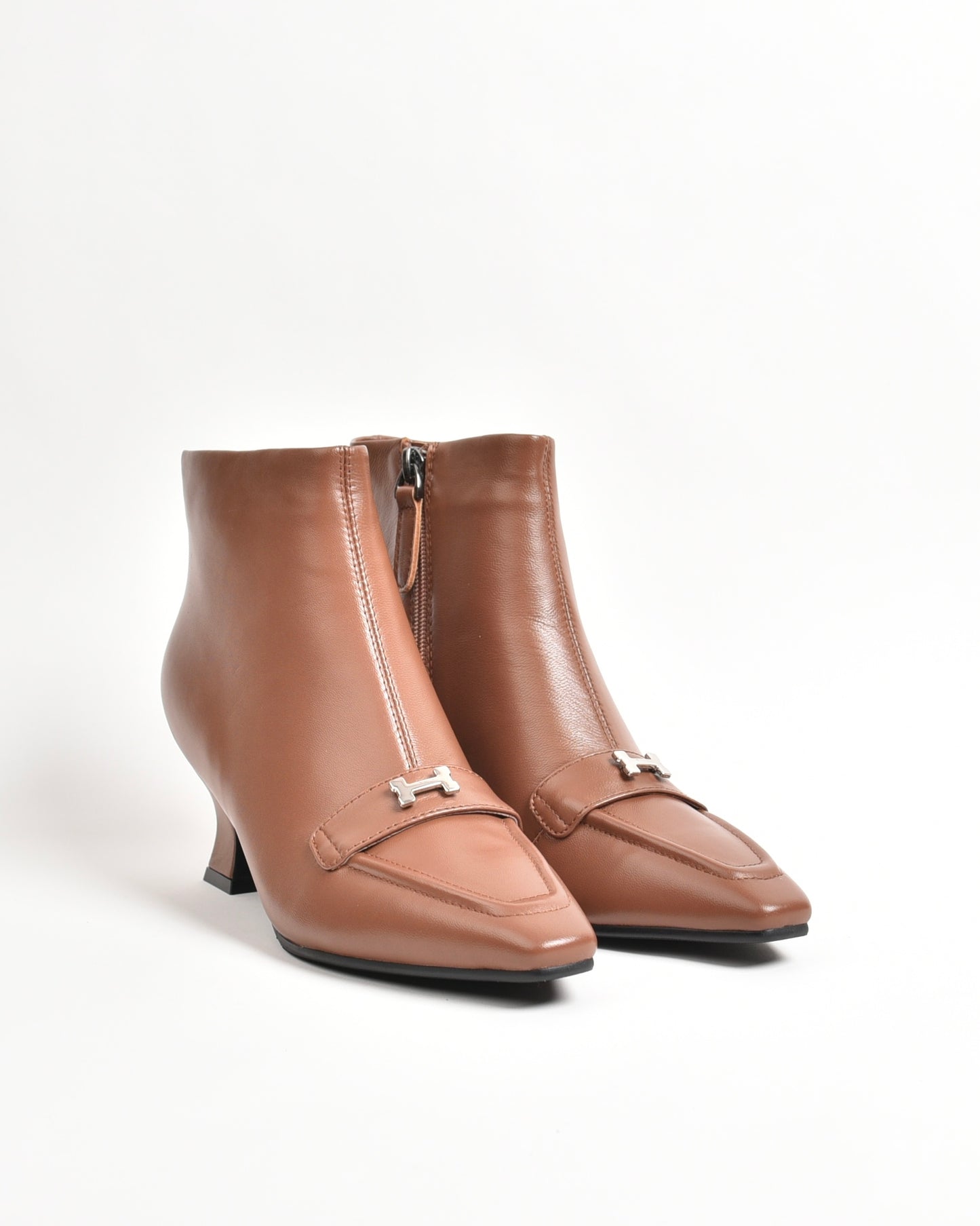 Shalapi mid ankle boots for women in camel