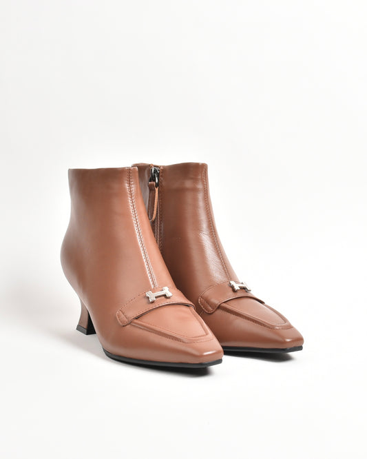 Shalapi mid ankle boots for women in camel